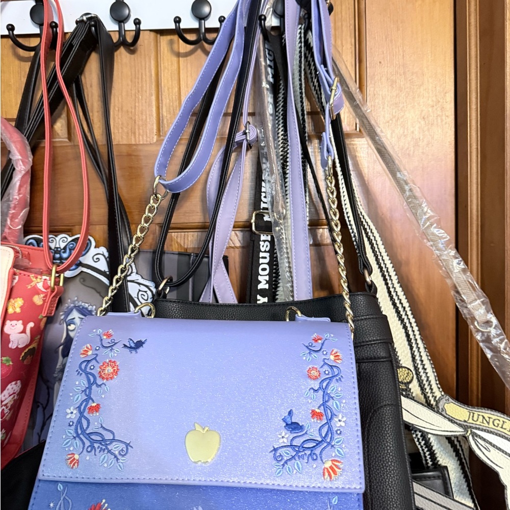 Loungefly Purple Floral Crossbody Bag